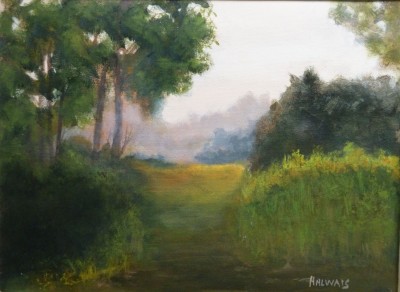 Alwais, Herb; Yellow Path 16.5x12.5 framed $125